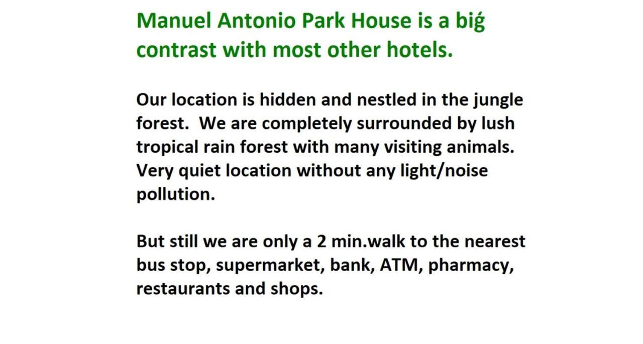 Manuel Antonio Park House - Adults Only Hotel Ngoại thất bức ảnh